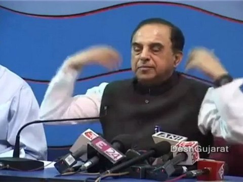 Subramanian Swamy Exposes Real Face of ' Rahul & Sonia Gandhi ' that ' Sonia Gandhi & Rahul Gandhi running ' a Fraud company ' ' .