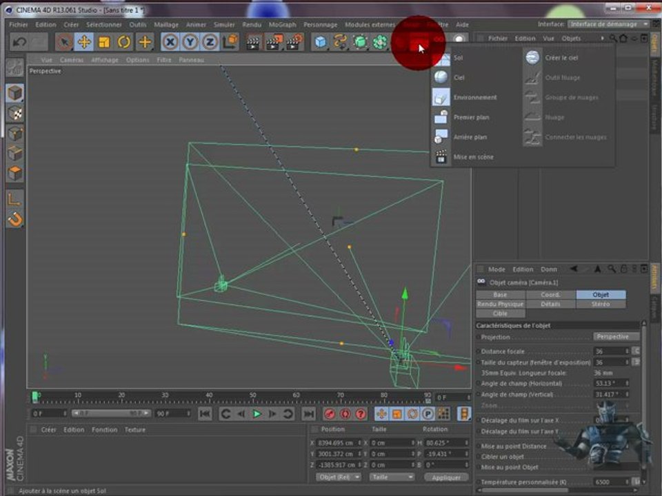 Utiliser les caméras