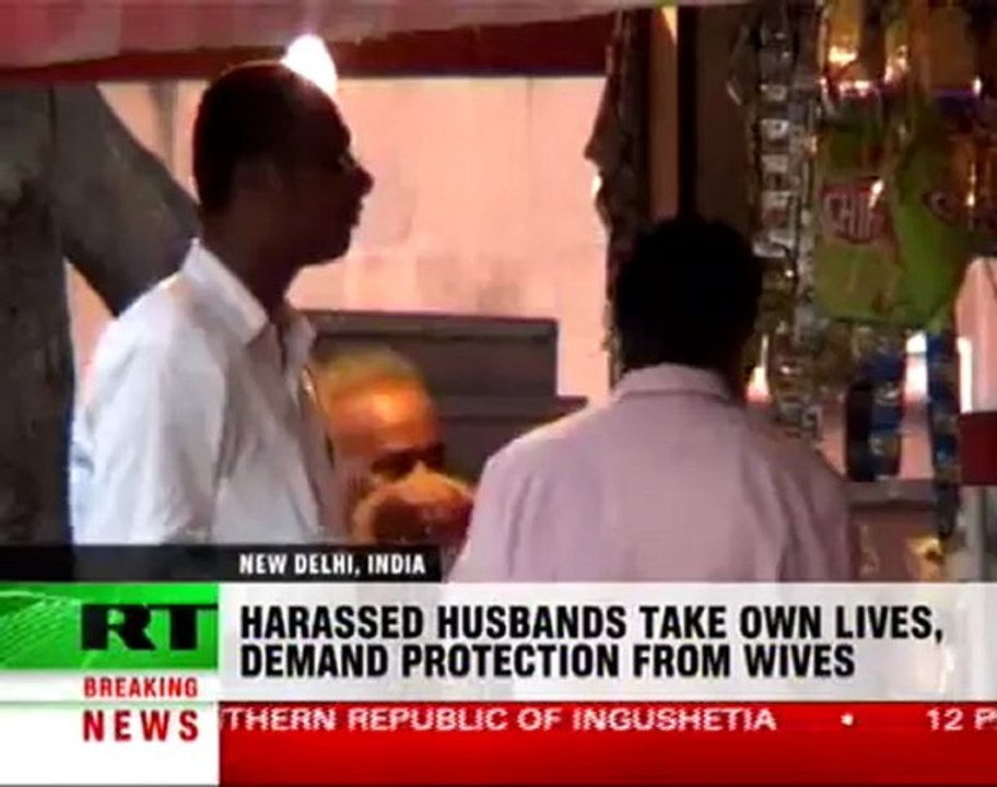 Saving Indian men  from their wives