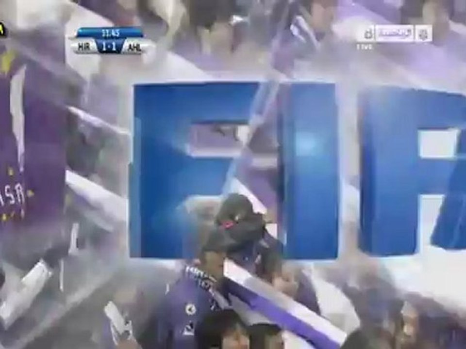 الاهلى يتعادل بهدف مع هيروشيما اليابانى فى شوط المباراة الاول كاس العالم للاندية 9/12/2012