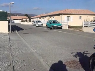 essais vx800 avec pot cafe racer