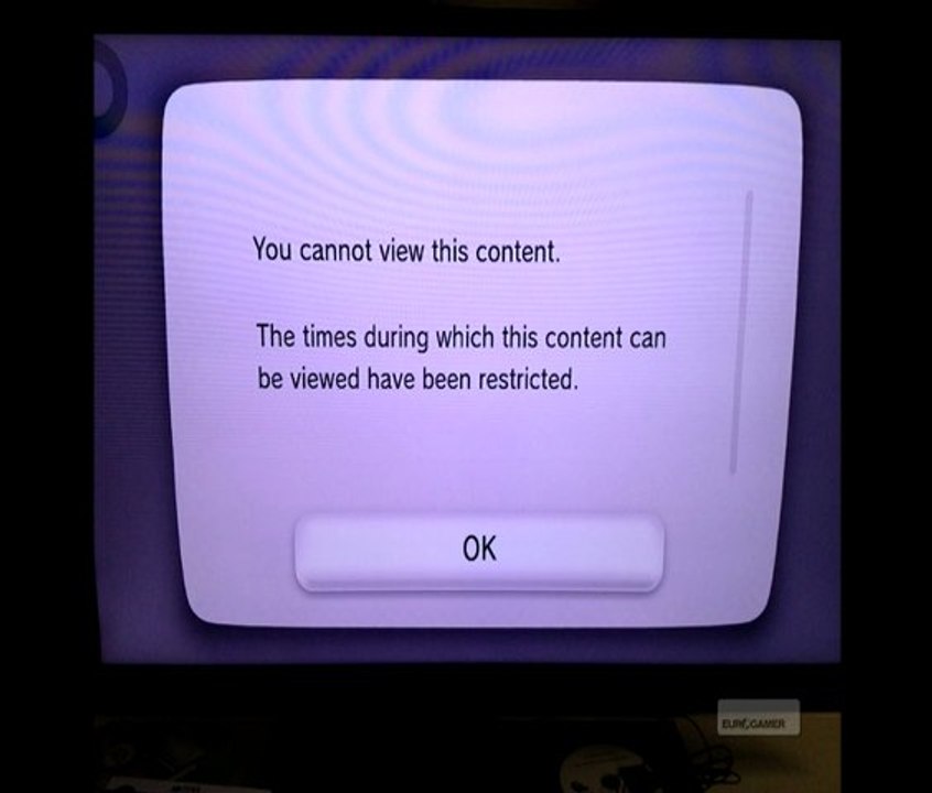 [News Critic] Wii U : Limite horaire sur le 18+ en Europe (09/12/2012)