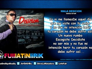 Guelo Star - Mala Decision [Letra]