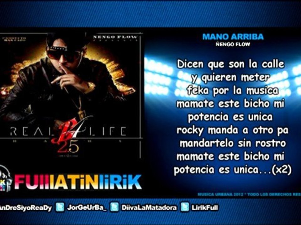 Ñengo Flow - Mano Arriba [Letra]