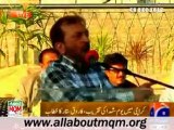 MQM Deputy Convener Dr. Farooq Sattar Address the Gathering of MQM’s Martyrs Day.