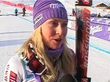 Itw de Tessa Worley, 3e du Géant de St-Moritz