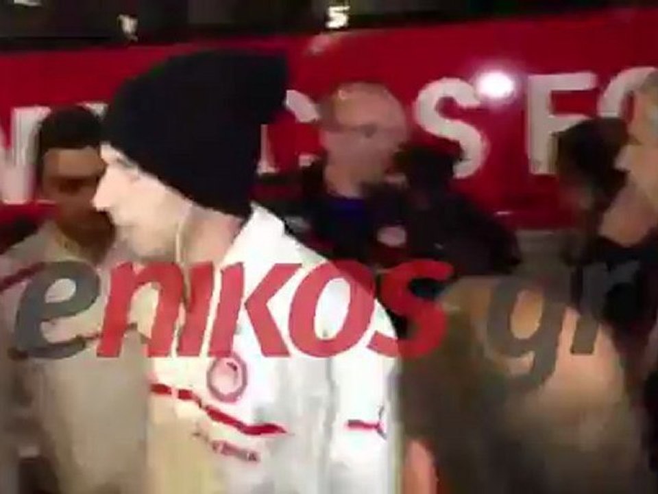 Έφτασε η αποστολή του Ολυμπιακού στο ΟΑΚΑ