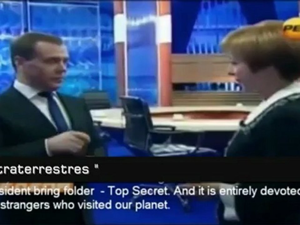 Dimitry Medvedev annonce les Extraterrestres (7 Decembre 2012)