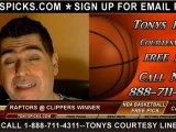 LA Clippers versus Toronto Raptors Pick Prediction NBA Pro Basketball Odds Preview 12-9-2012