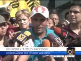 Capriles: “en Venezuela no hay sucesión, la Constitución es clarita”