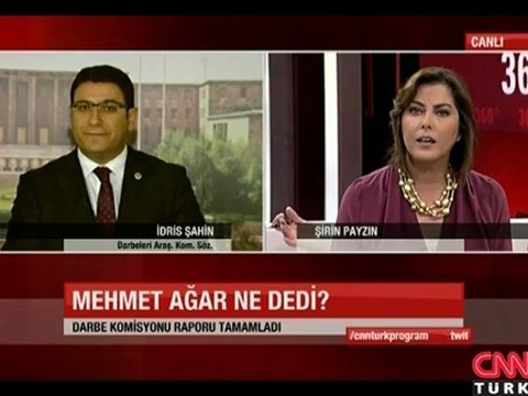 Şahin CNN TÜRK 360 Derece Canlı Yayınına katıldı