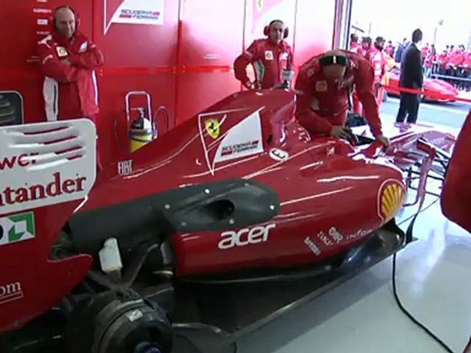 Autosital - Finale Mondiale Ferrari - Interviews Luca di Montezemolo, Massa et Alonso - Partie 1