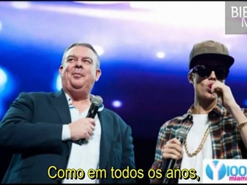 Y100's Jingle Ball entrevista Justin Bieber - LEGENDADO