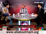 CNBC Agenda 360: Delimitation & Deweaponization of Karachi (09 Dec 2012) MQM Deputy Convener Dr Farooq Sattar