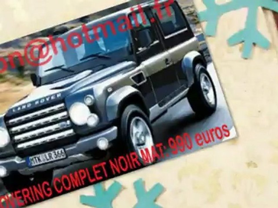 Land Rover Defender, Land Rover Defender, essai video Land Rover Defender, covering lancia Land Rover Defender, Land Rover Defender peinture noir mat