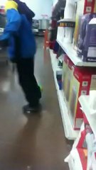 Wal-Mart PennyBoard Prank