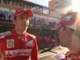 Autosital - Finale Mondiale Ferrari - Interviews Luca di Montezemolo, Massa et Alonso - Partie 2