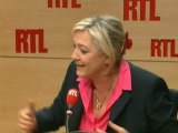 Marine Le Pen sur RTL : 
