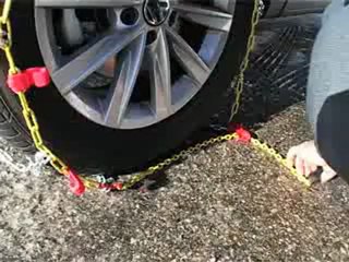 POLAIRE XP16 : 4x4 utilitaire camping-car Snow Chain fiting - Chaine à neige 4x4 utilitaire camping-car montage