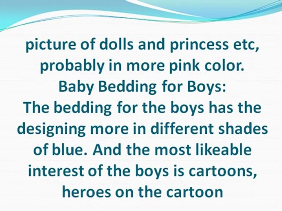 Beautiful Collections of Baby Bedding for Boys and Girls