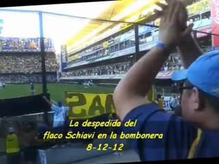 La despedida del flaco schiavi y la visita del titan palermo a la bombonera 8-12-12