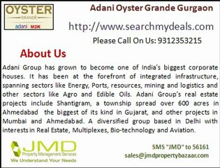 Adani Oyster Grande Gurgaon