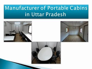 Portable Cabins in Uttar Pradesh