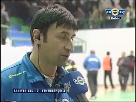 8 Aralık 2012 Sarıyer Belediyesi Fenerbahçe Maçı Sonrası Kamil Söz Röportajı