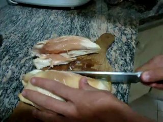 Cortando o Frango