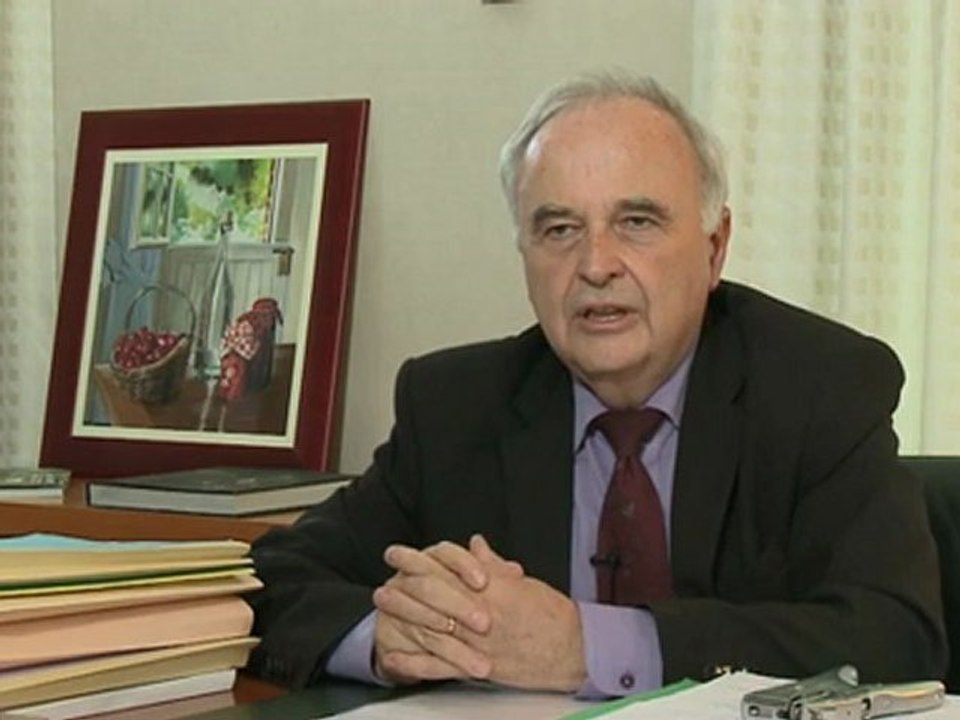 Gérard Bonnet, président du conseil général
