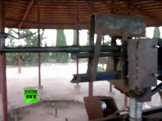 Video- Syria rebels unveil cutting-edge homemade tank