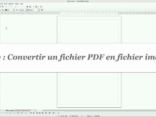 Comment convertir un fichier PDF en fichier image avec Draw ?