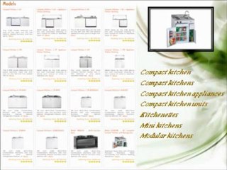 Compact kitchens