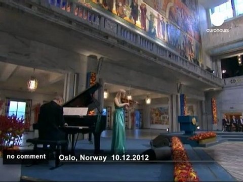 L'UE reçoit le prix Nobel de la paix lors... - no comment