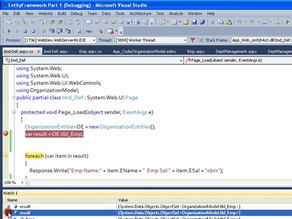 Ado.Net Entity Framework Part 11 of 15