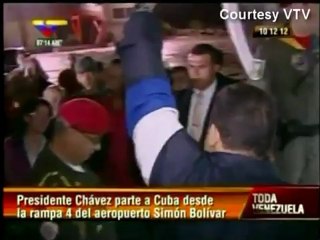 Venezuela's Chavez goes to Cuba for cancer treatment