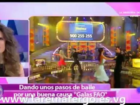 Nuria Fergó en el programa + Gente de TVE presentando Castigo Divino (10.12.12)