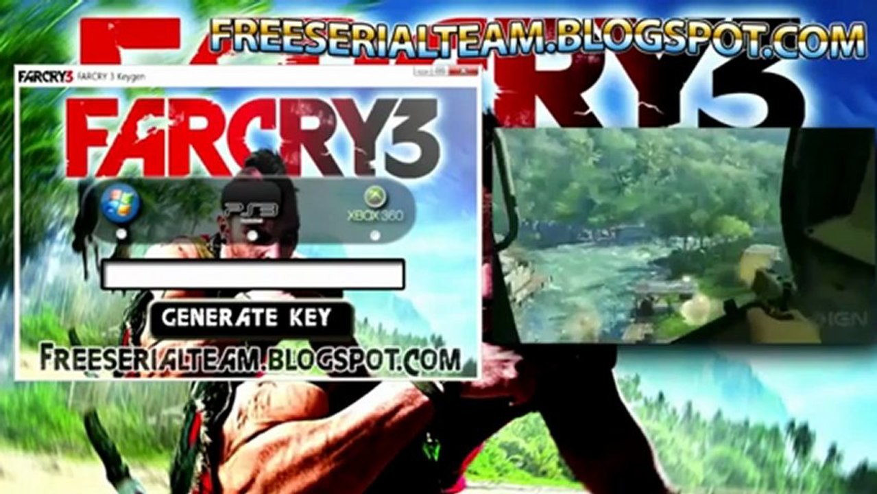Far Cry 3 Keygen ! Crack NEW DOWNLOAD LINK + FULL Torrent PC PS3 XBOX360