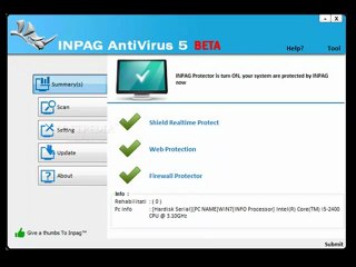 Inpag Antivirus 5.11.0.1 BetaNEW