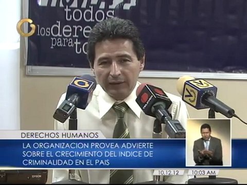 Provea: Para el año 2011 se realizaron 8 veces más protestas que 15 años atrás