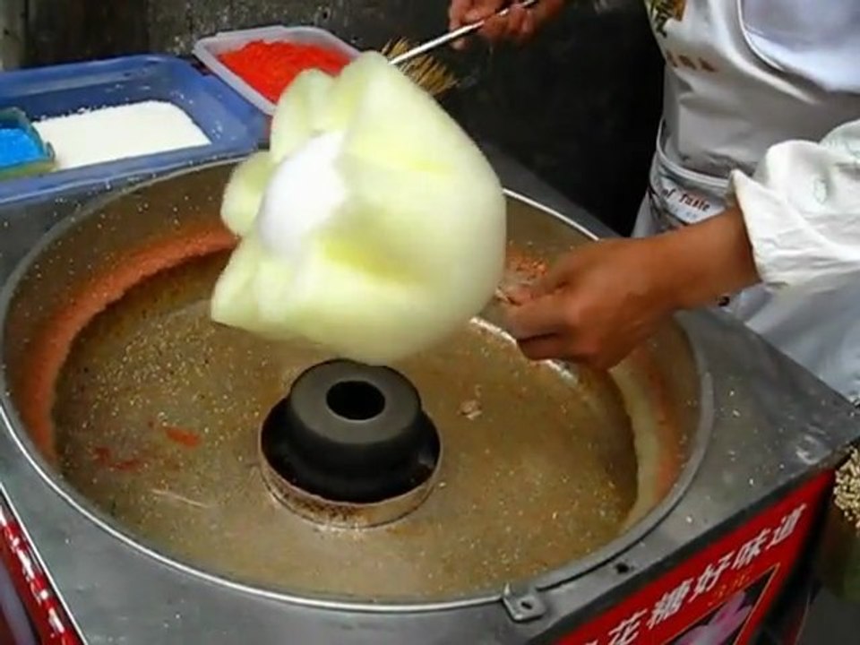 Barbe à Papa en forme de Fleur (Chine)