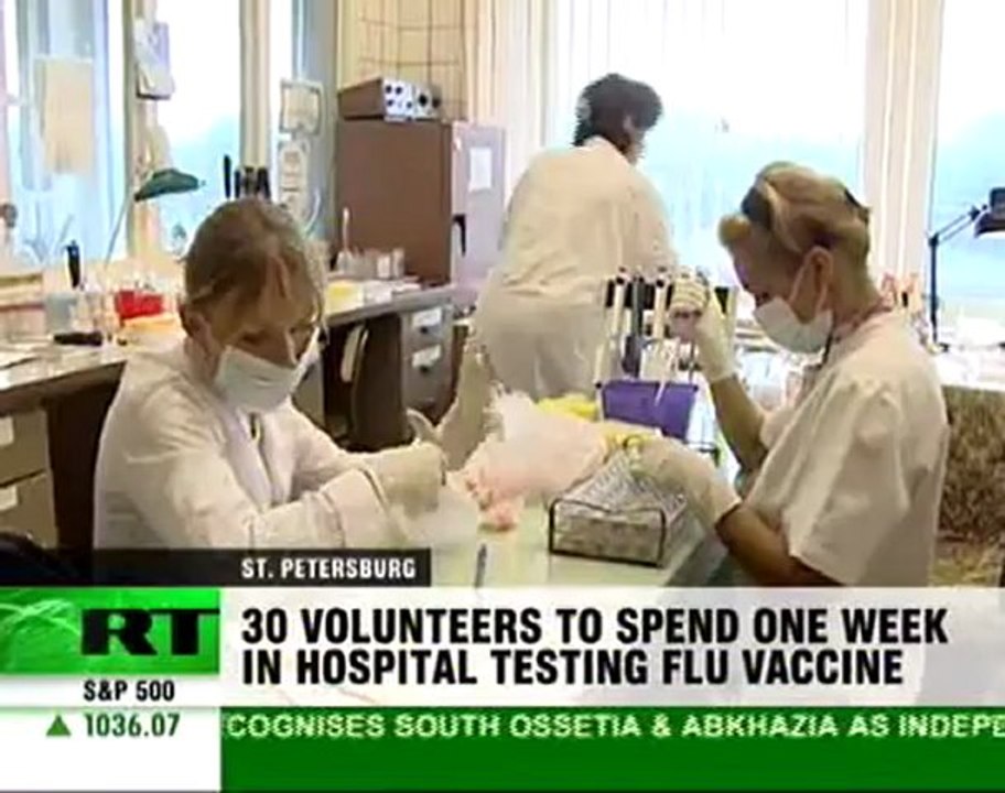 Russia tests swine flu vaccine