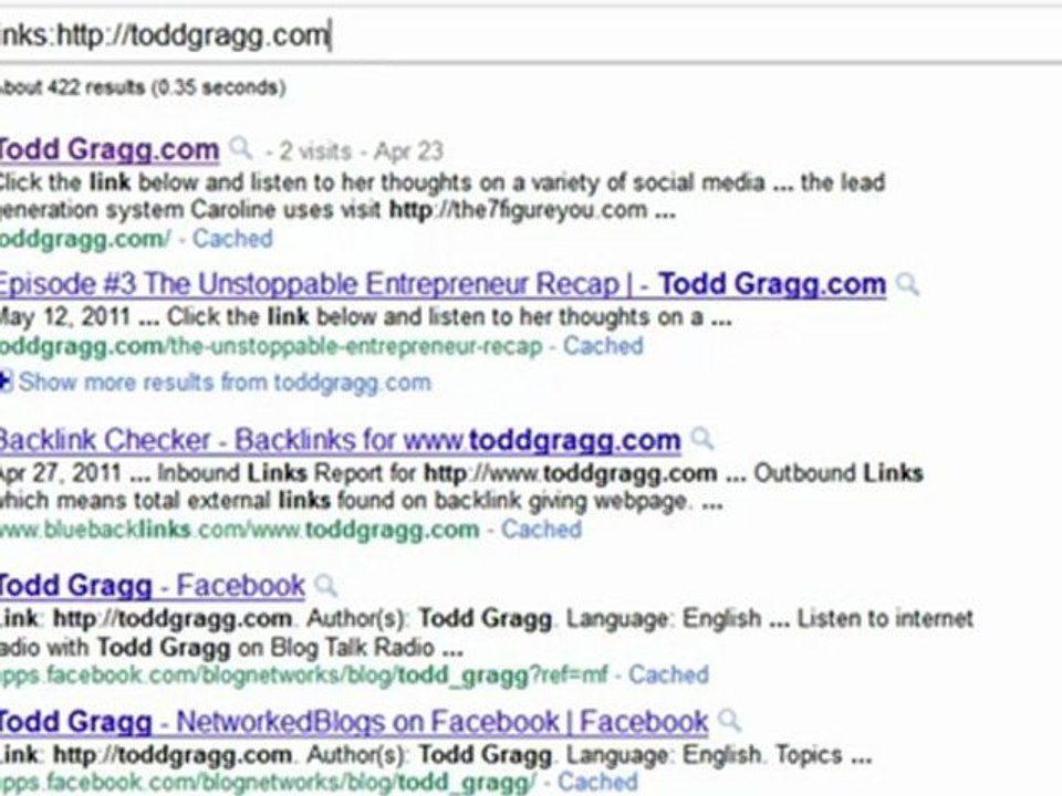 Backlink Control