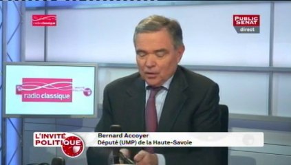 Bernard Accoyer : « La France gaspille ses ressources parce qu’elle expulse nos compatriotes qui ont des capacités pour investir, pour dépenser, pour créer des emplois. (…) Il faut une harmonisation fiscale, mais on fait tout le contraire. »