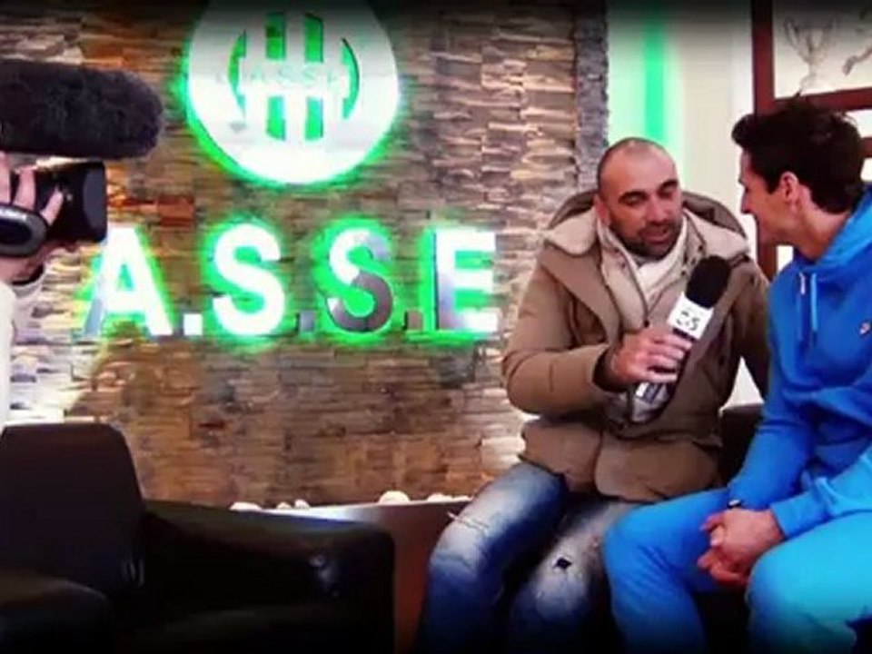 Jerome Alonzo rencontre Jeremy Clément avant le derby ASSE / OL