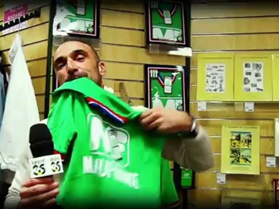 Jerome Alonzo rencontre Jacques Tavitian Directeur de ManuFrance avant le derby ASSE / OL