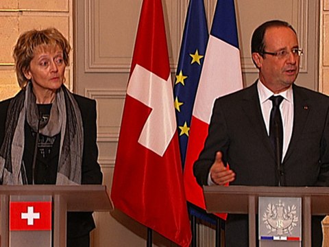 Conférence de presse avec Mme Eveline WIDMER-SCHLUMPF, Présidente de la Confédération suisse