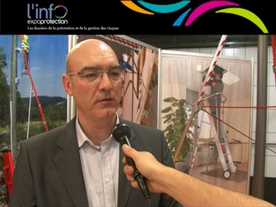 Nouveauté Expoprotection 2012 : légèreté et facilité de mise en œuvre des échelles Audinnov