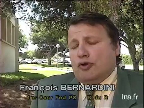FR3 Marseille 1991 Interview Bernardini sur les elections regionales