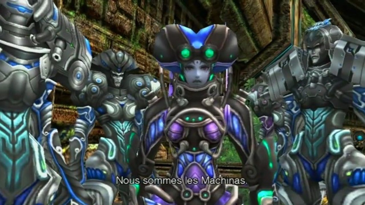 Xenoblade 100% < 39 > Pourquoi les machinas ont un visage homz ?